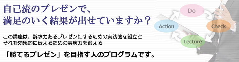 自己流のプレゼンで満足のいく結果が出せていますか?